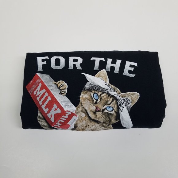 Funny Gangsta Kitty T-Shirt 2XL "For The Homies" - Picture 8 of 8